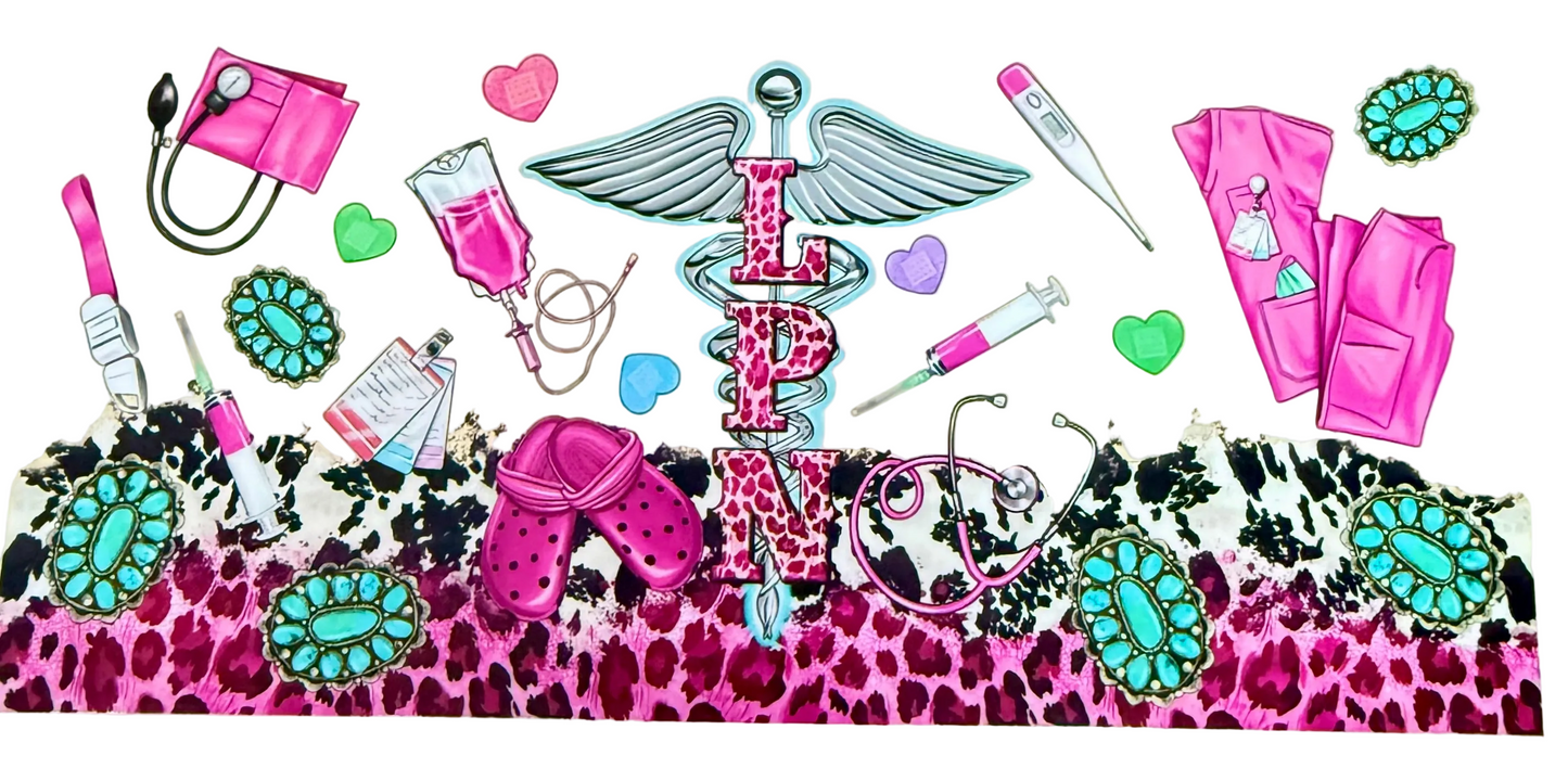C275- (1PC) LPN 16OZ UV DTF Transfer Wrap/Sticker for Cup/Tumbler