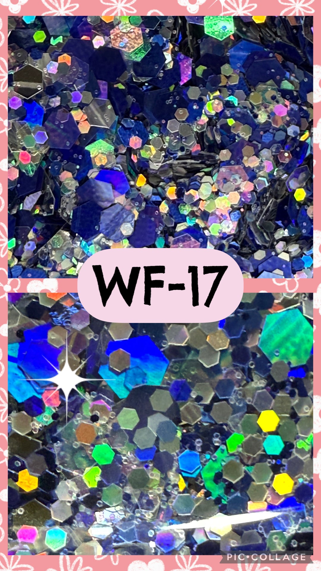 WF1-WF21 GLITTER COLORS