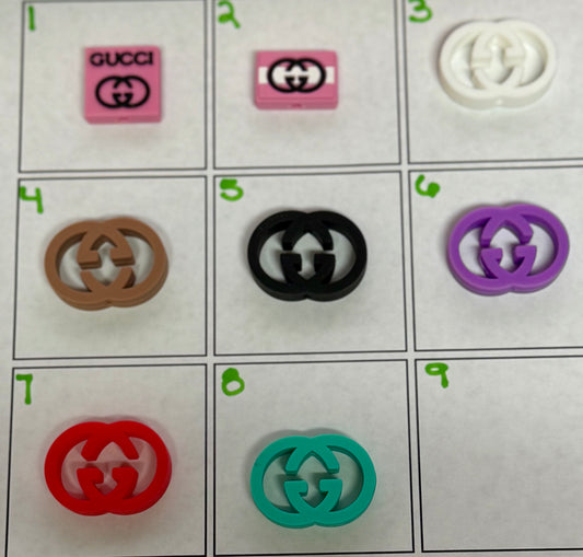 F/FASH-5 (1PC) Choose Your Color/Style Fashion GG Focal Bead For DIY