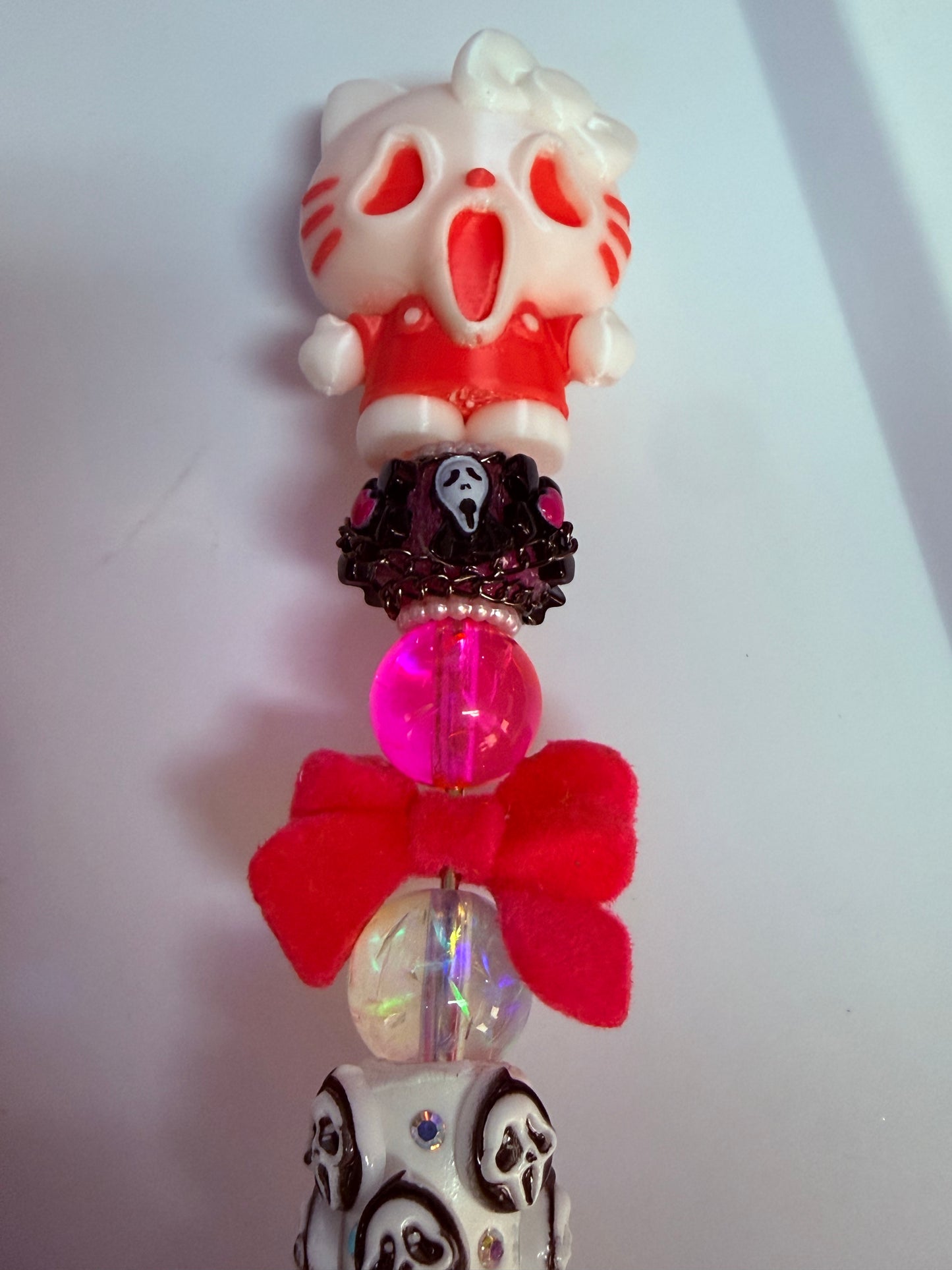 HELLO KITTY TOPPER Personalized Handmade Beaded Rhinestone Pen