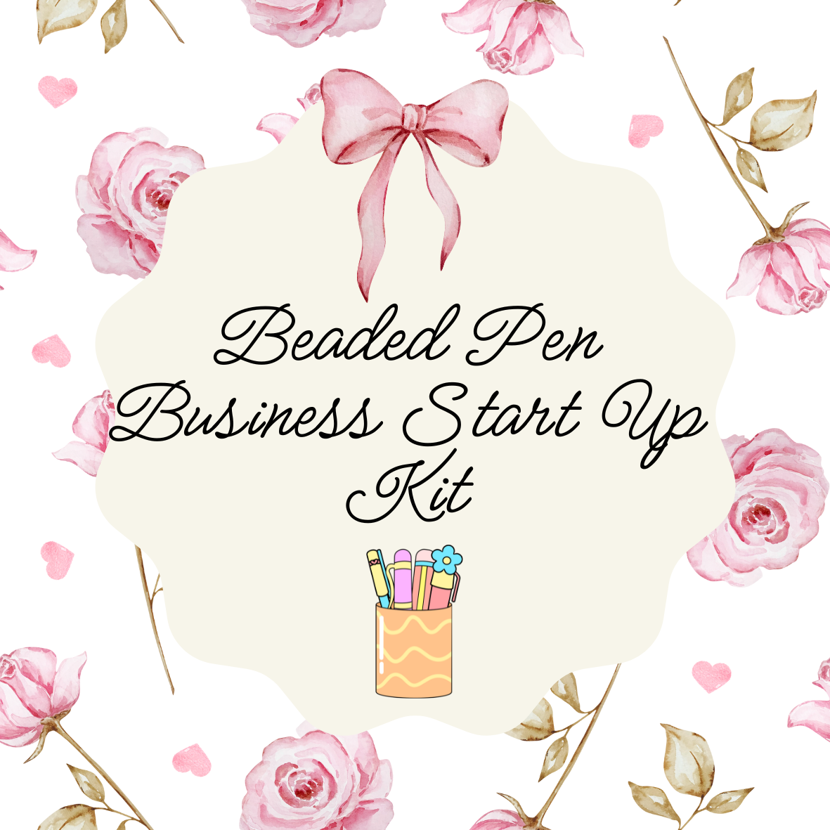 Beaded Pen Business Start Up Kit- Everything needed to Create your own pen Business in ONE EASY STEP