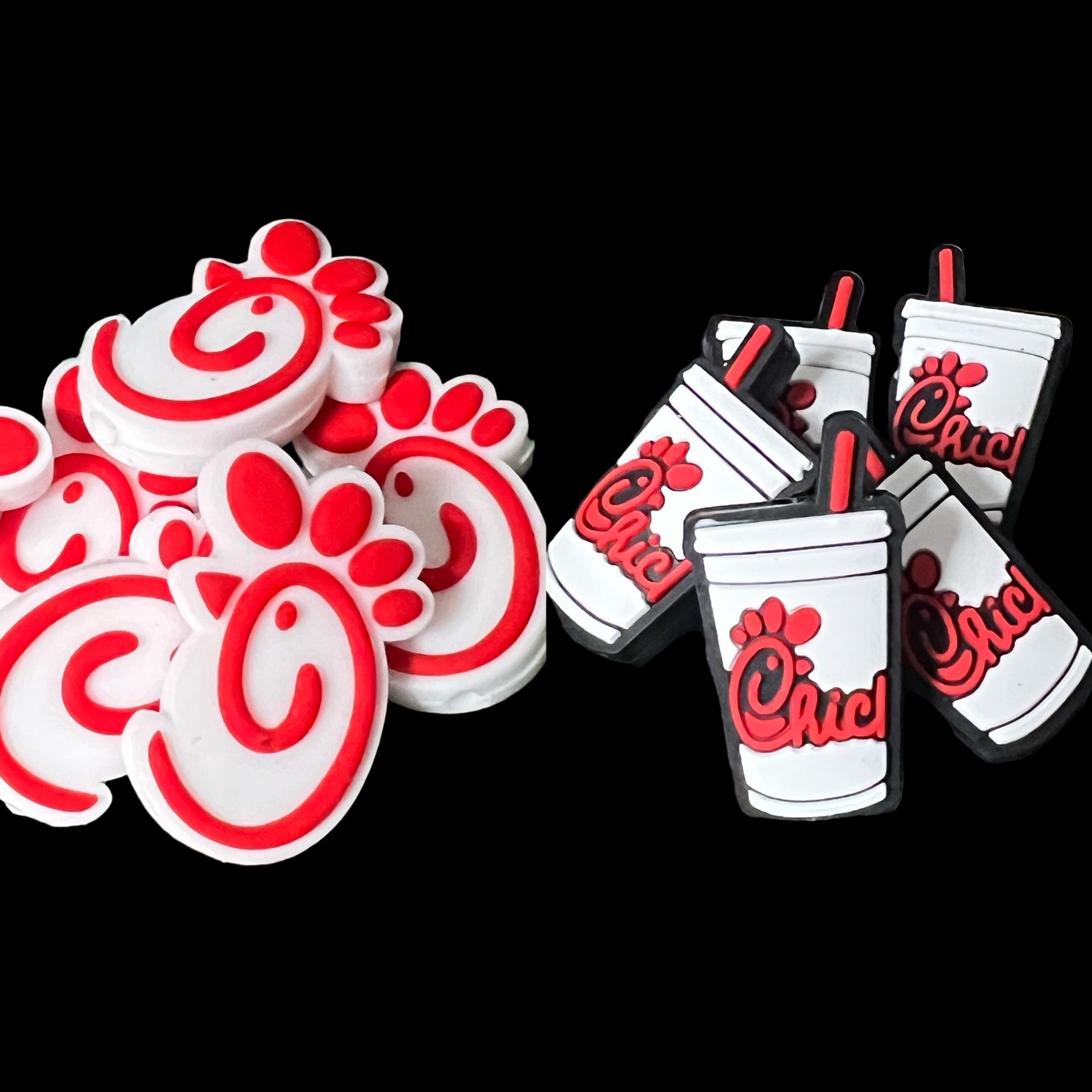 (1)PC- Choose Your Chik-fil-a Drink or Chik Focal Bead image 0