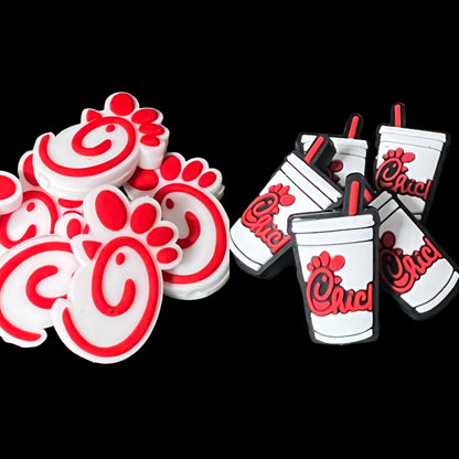 (1)PC- Choose Your Chik-fil-a Drink or Chik Focal Bead image 0