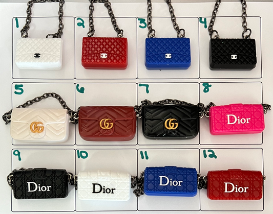 (1)PC- Choose Your Design, Colors, Fashion Doll Purse/Handbag image 0