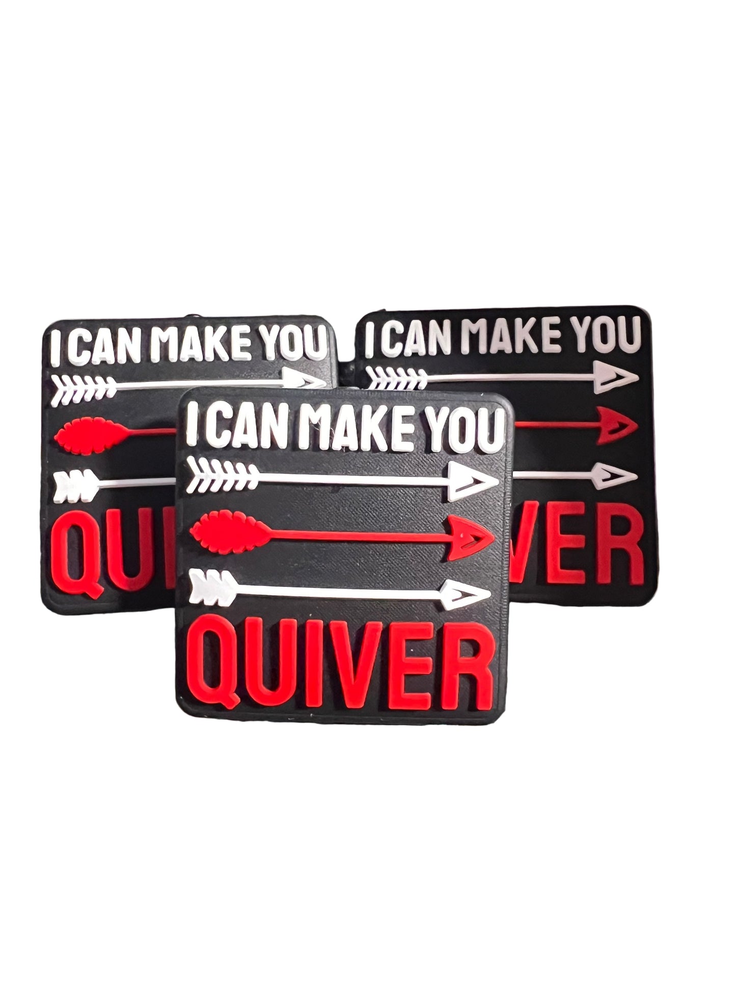(1)PC-Square Shaped-I can make you Quiver/Arrows Focal Bead image 0